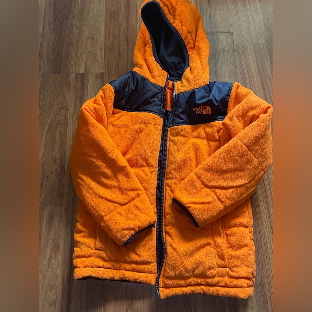 North face reversible winter coat 10-12